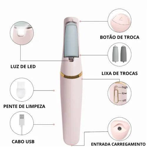 Lixa Elétrica para os Pés Soft Skin - Loja Marviva