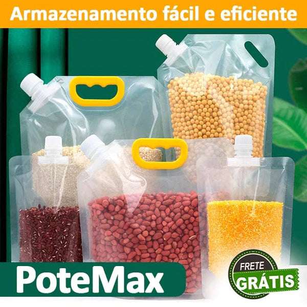 PoteMax - Otimiza o Espaço e Conserva os Alimentos - Loja Marviva