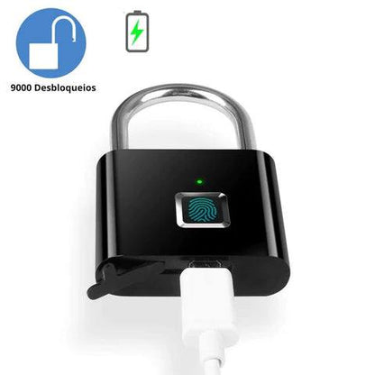 Cadeado Inteligente Biométrico - Loja Marviva