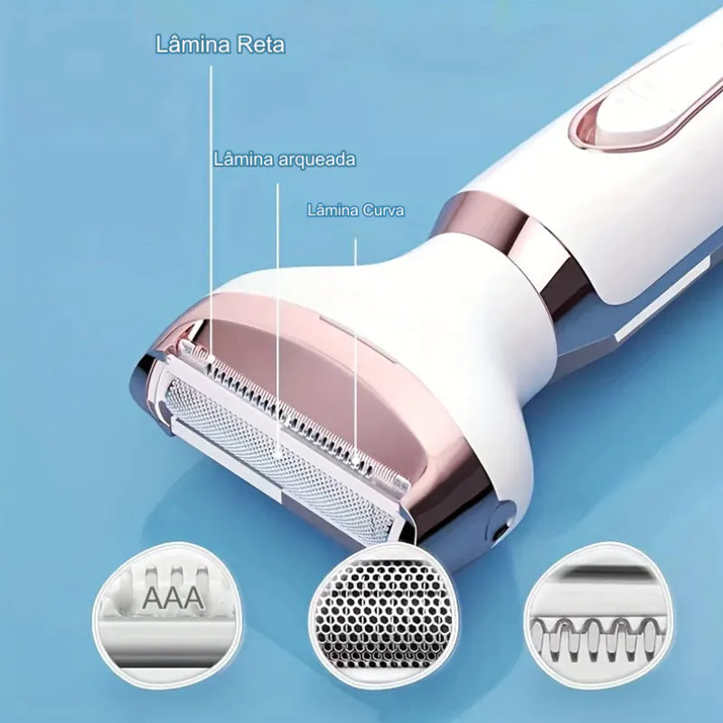 Flex Pro Kit Depilador 4 em 1 - Loja Marviva (Recarregável)