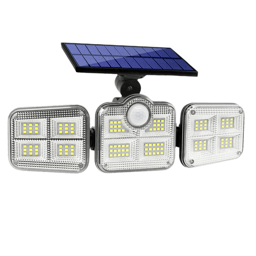 Holofote Solar LED 800W com 3 Cabeças- PowerLight - Loja Marviva