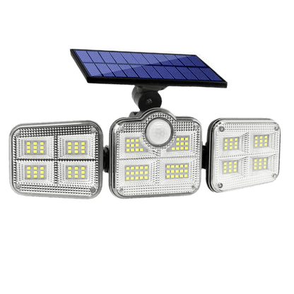 Holofote Solar LED 800W com 3 Cabeças- PowerLight - Loja Marviva