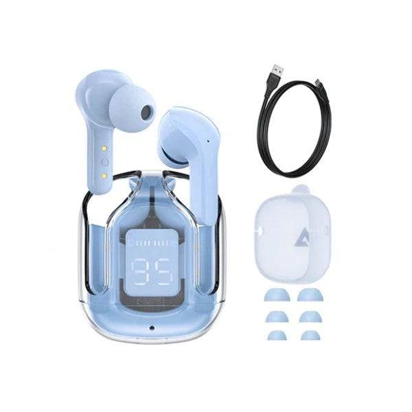 Fone de Ouvido Bluetooth TWS T6 Crystal - Loja Marviva - Loja Marviva