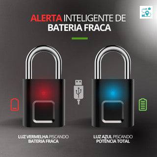 Cadeado Inteligente Biométrico - Loja Marviva