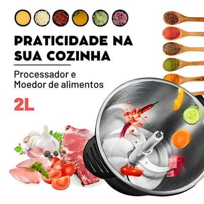 Super Grinder Inox - Pica Tudo