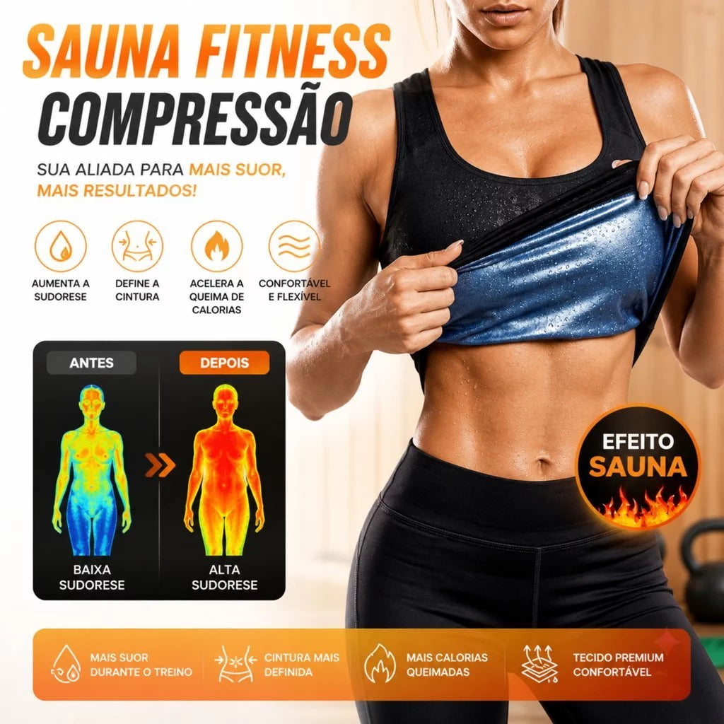 Regata Queima Calorias Sauna Fitness