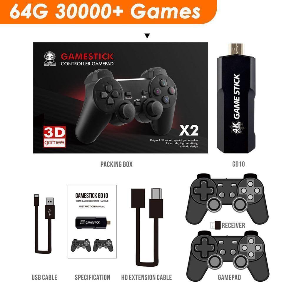 Novo Game Stick Ultra™ GD10 - Nova Versão com + De 30 mil Jogos - Loja Marviva